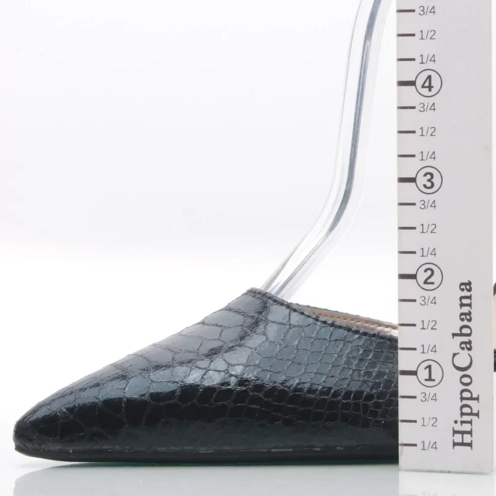 Sam & Libby D'Orsay Stiletto Heels Women 8 Faux Leather Pointed Toe - Picture 12 of 16